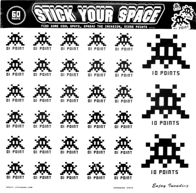 Own Invader's Art: Explore His Iconic Sticker Packs